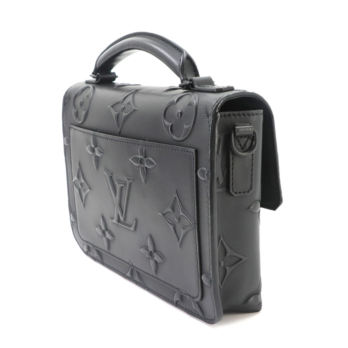 Monogram Seal Steamer Hand Shoulder Bag Leather M58711