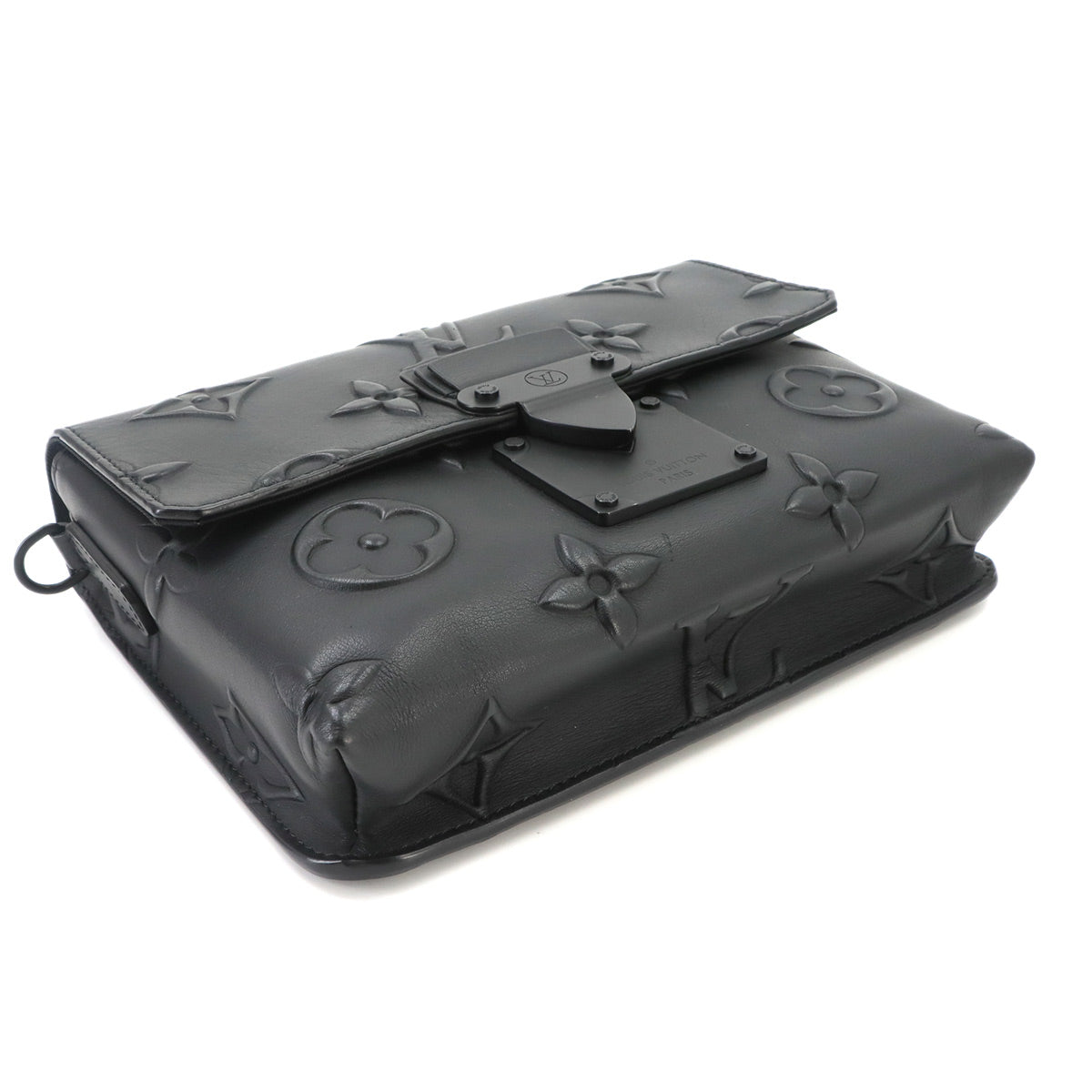 Monogram Seal Steamer Hand Shoulder Bag Leather M58711