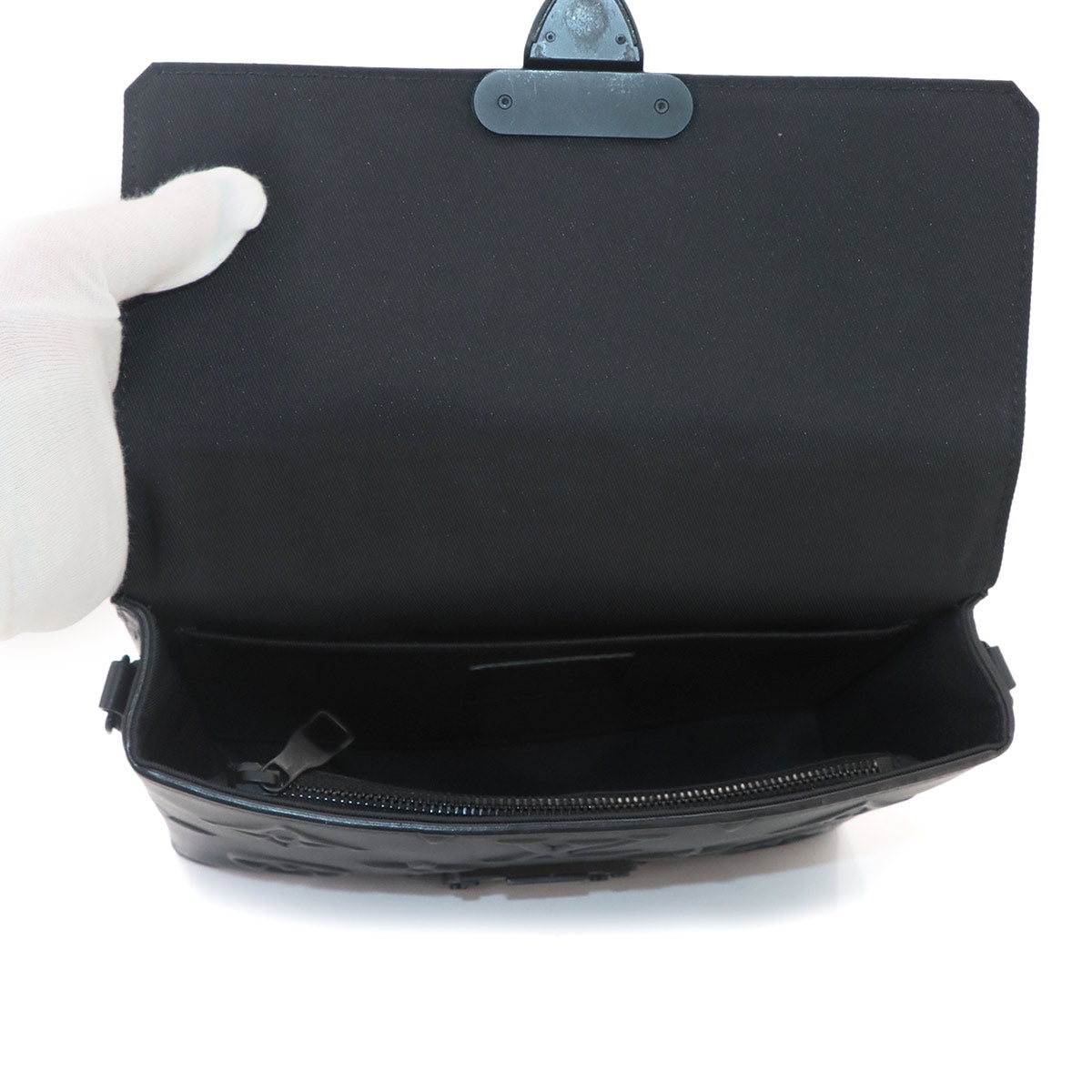 Monogram Seal Steamer Hand Shoulder Bag Leather M58711
