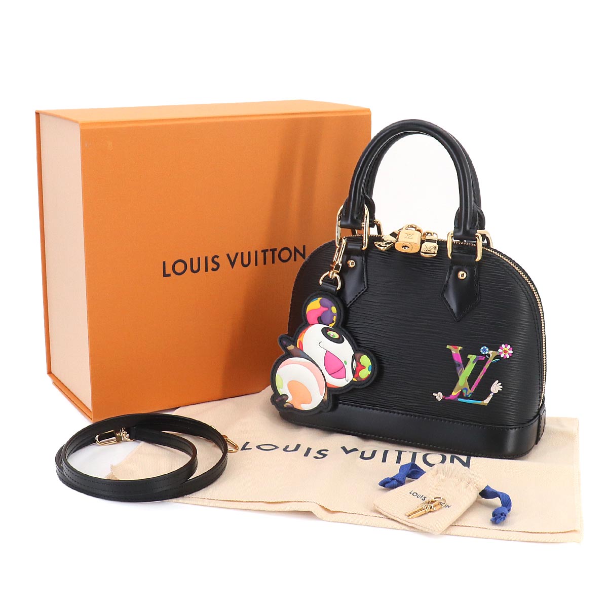 LVxTM Epi Alma BB 2way Hand Shoulder Bag Black M13670