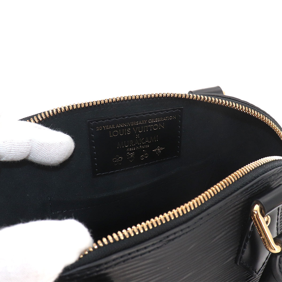LVxTM Epi Alma BB 2way Hand Shoulder Bag Black M13670
