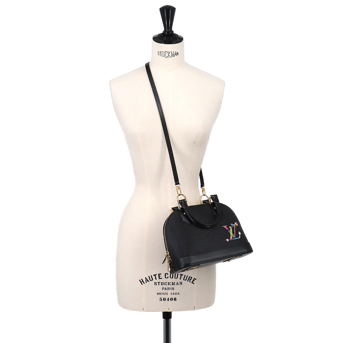 LVxTM Epi Alma BB 2way Hand Shoulder Bag Black M13670