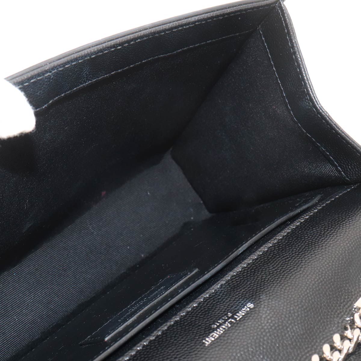 Kate Medium Chain Shoulder Bag Leather Black 364021