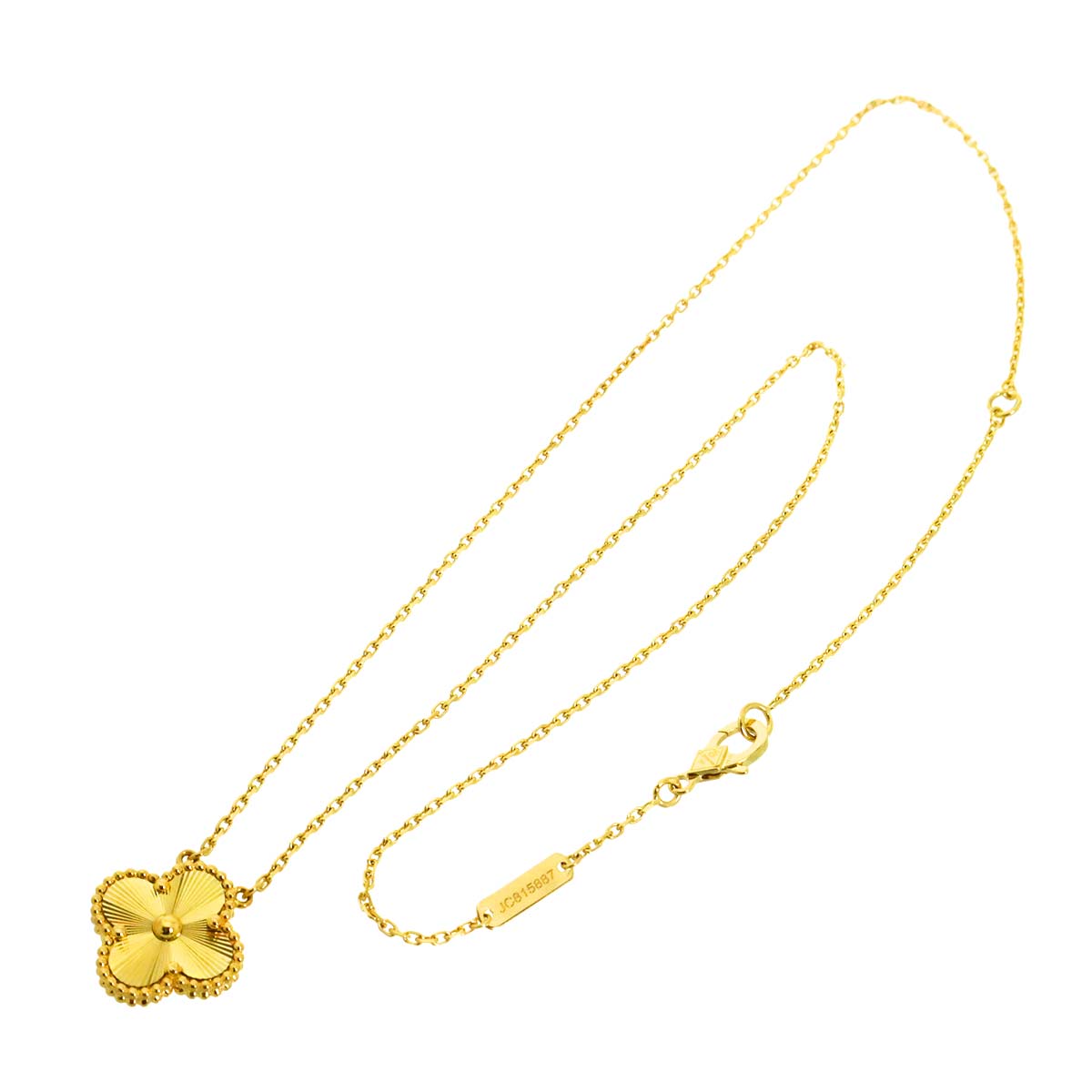 Vintage Alhambra Necklace 18K Yellow Gold 750