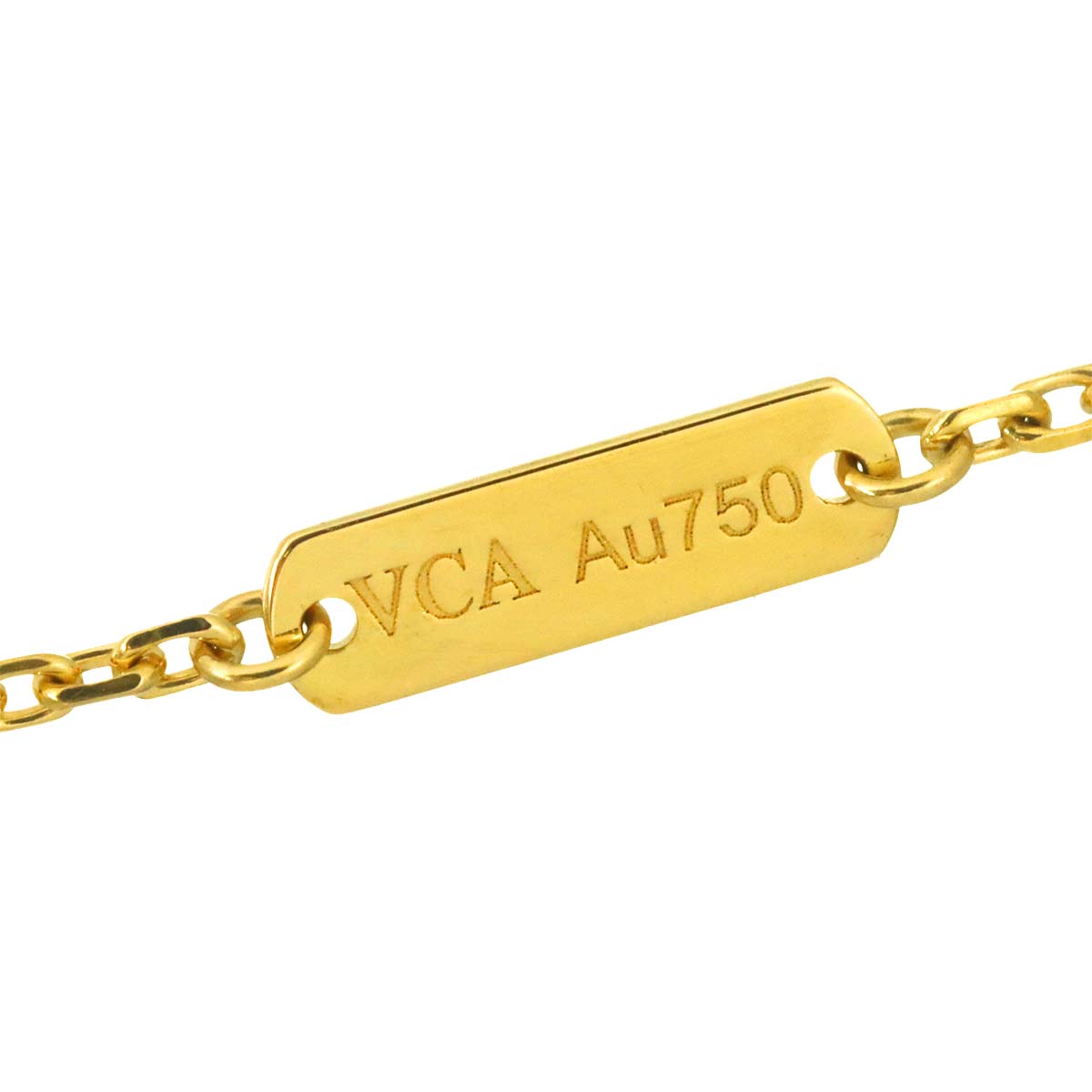 Vintage Alhambra Necklace 18K Yellow Gold 750