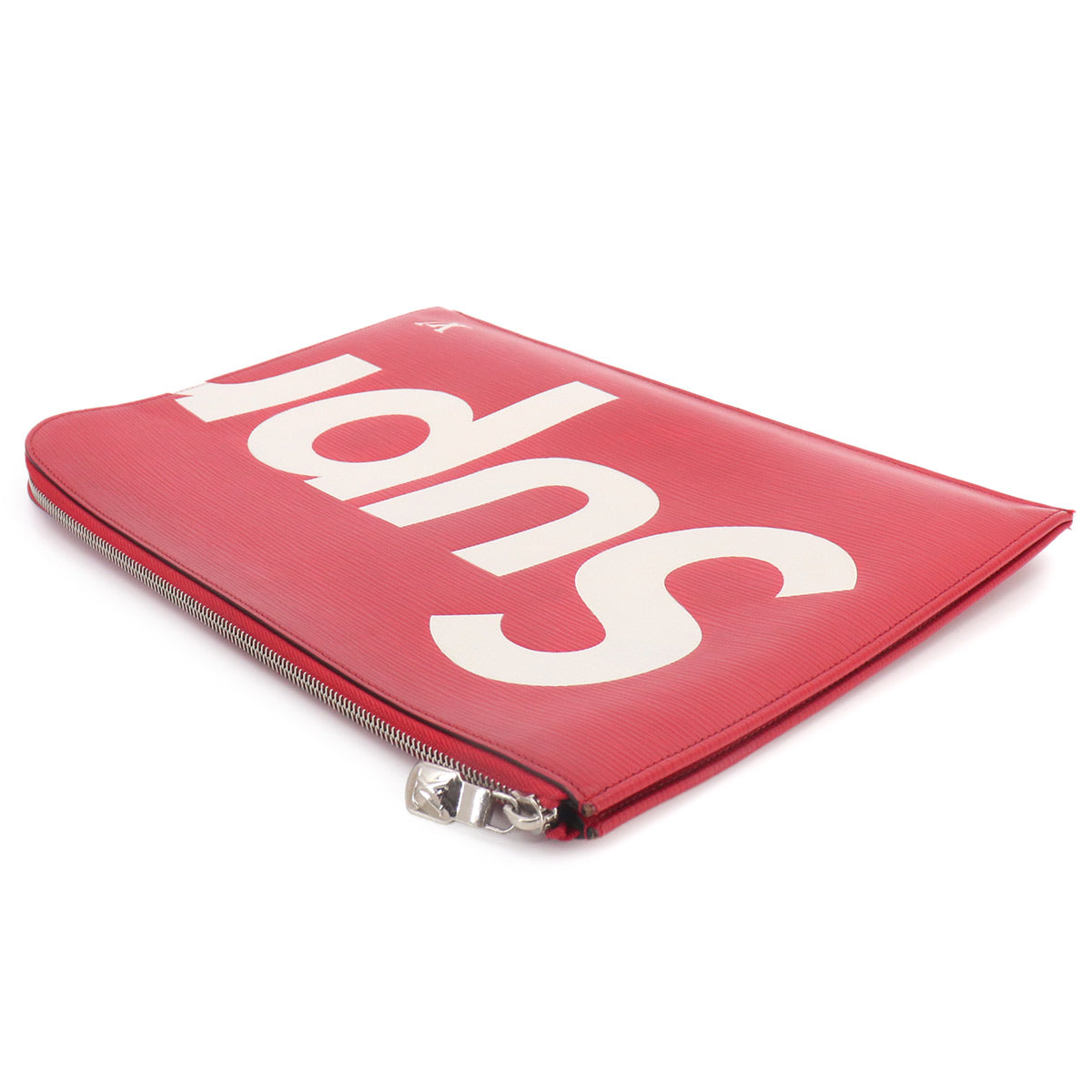 Supreme Epi Pochette Jour GM Clutch Bag Red White M67722