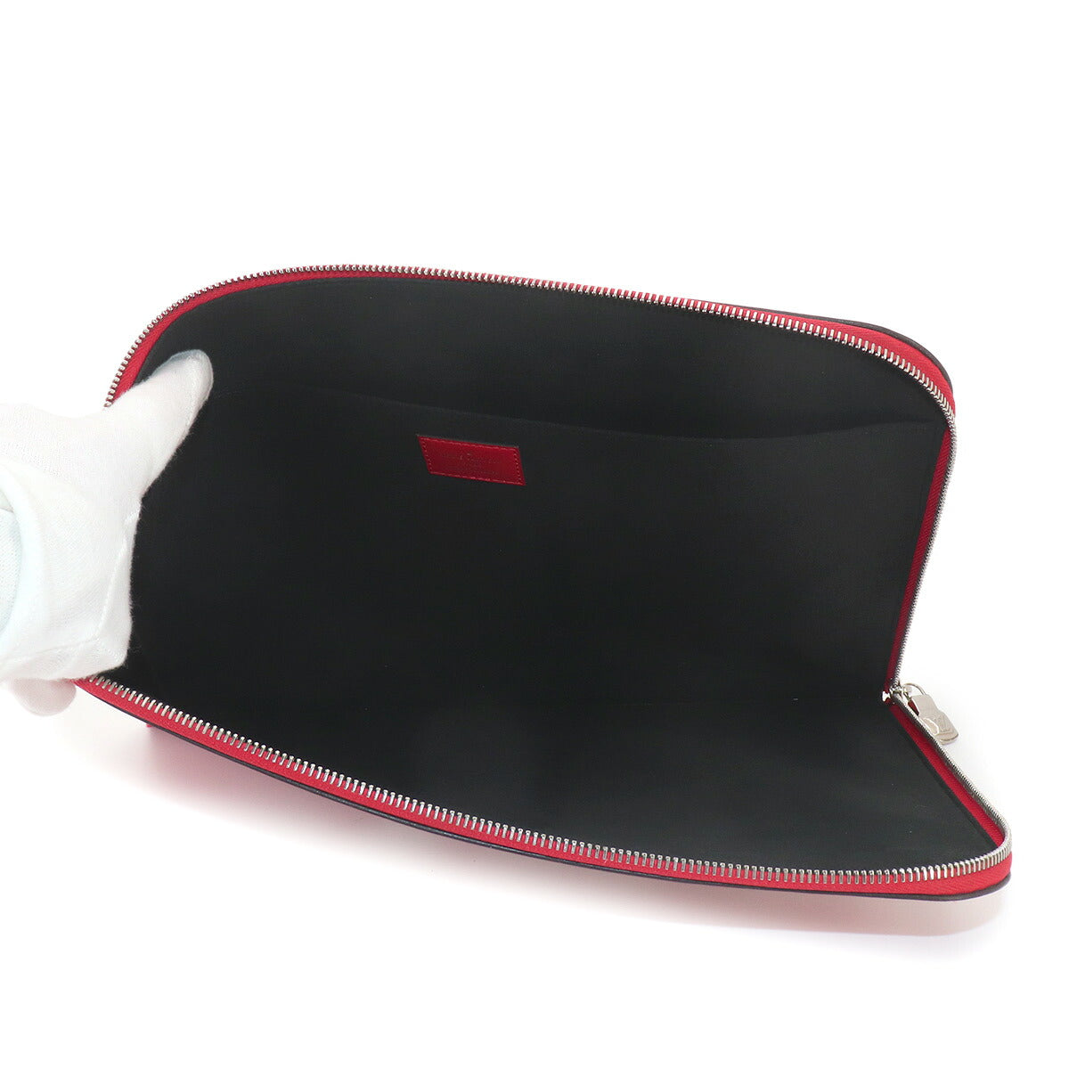 Supreme Epi Pochette Jour GM Clutch Bag Red White M67722