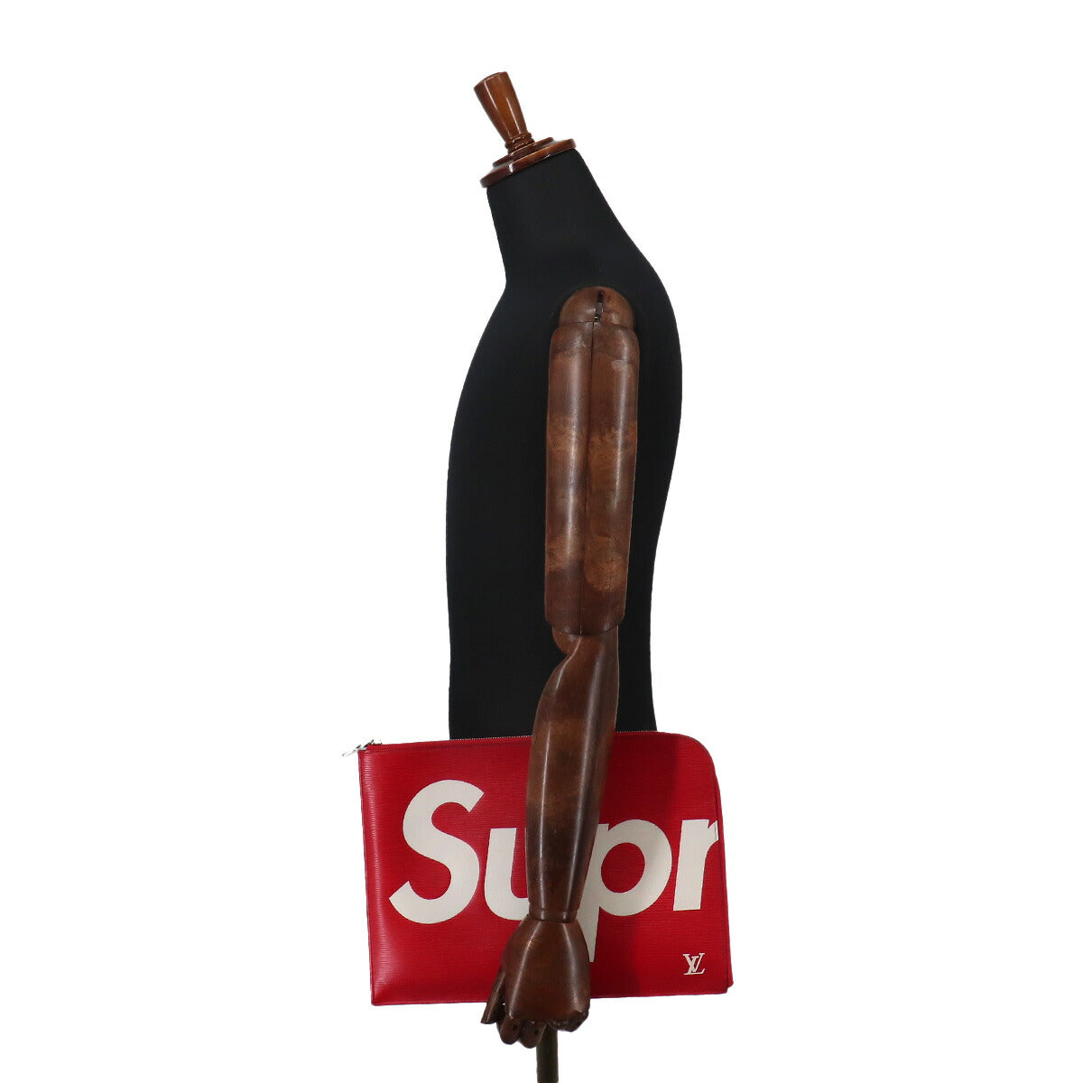 Supreme Epi Pochette Jour GM Clutch Bag Red White M67722