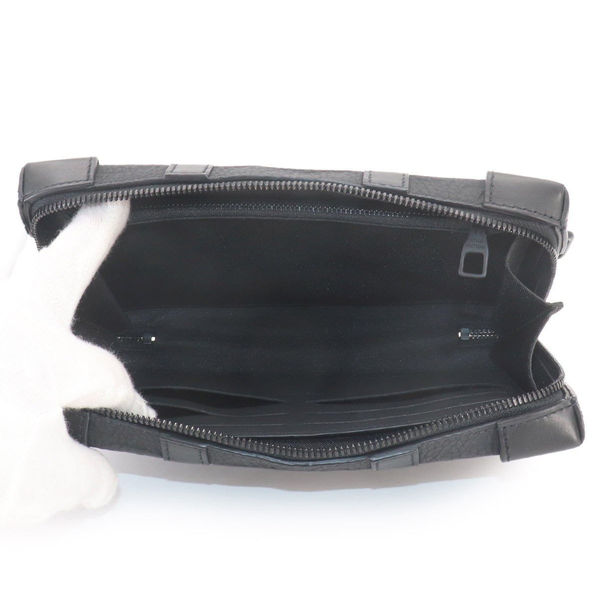 Monogram Taurillon Soft Trunk Wallet Shoulder Bag M80224