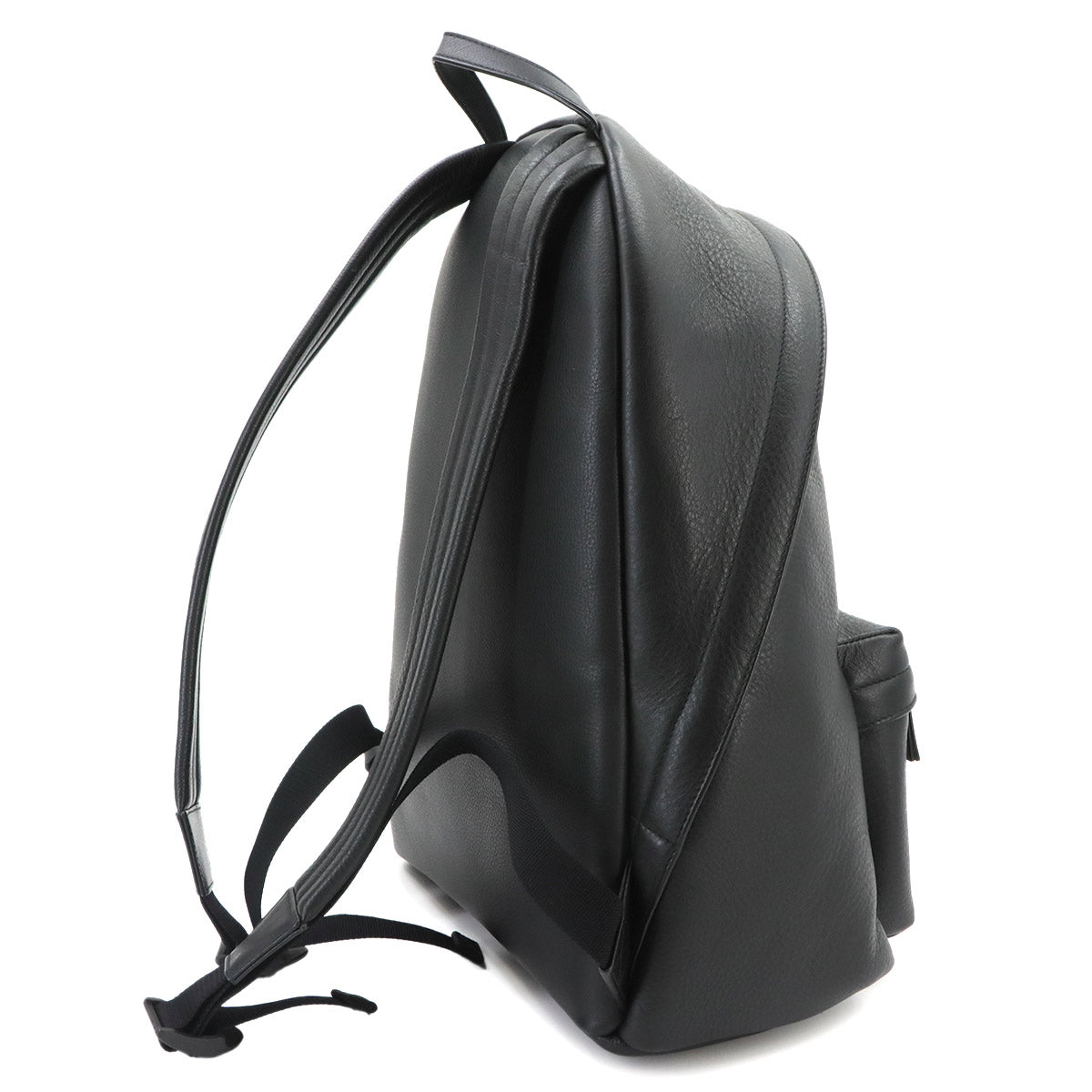 Everyday Backpack Leather Black White 552374