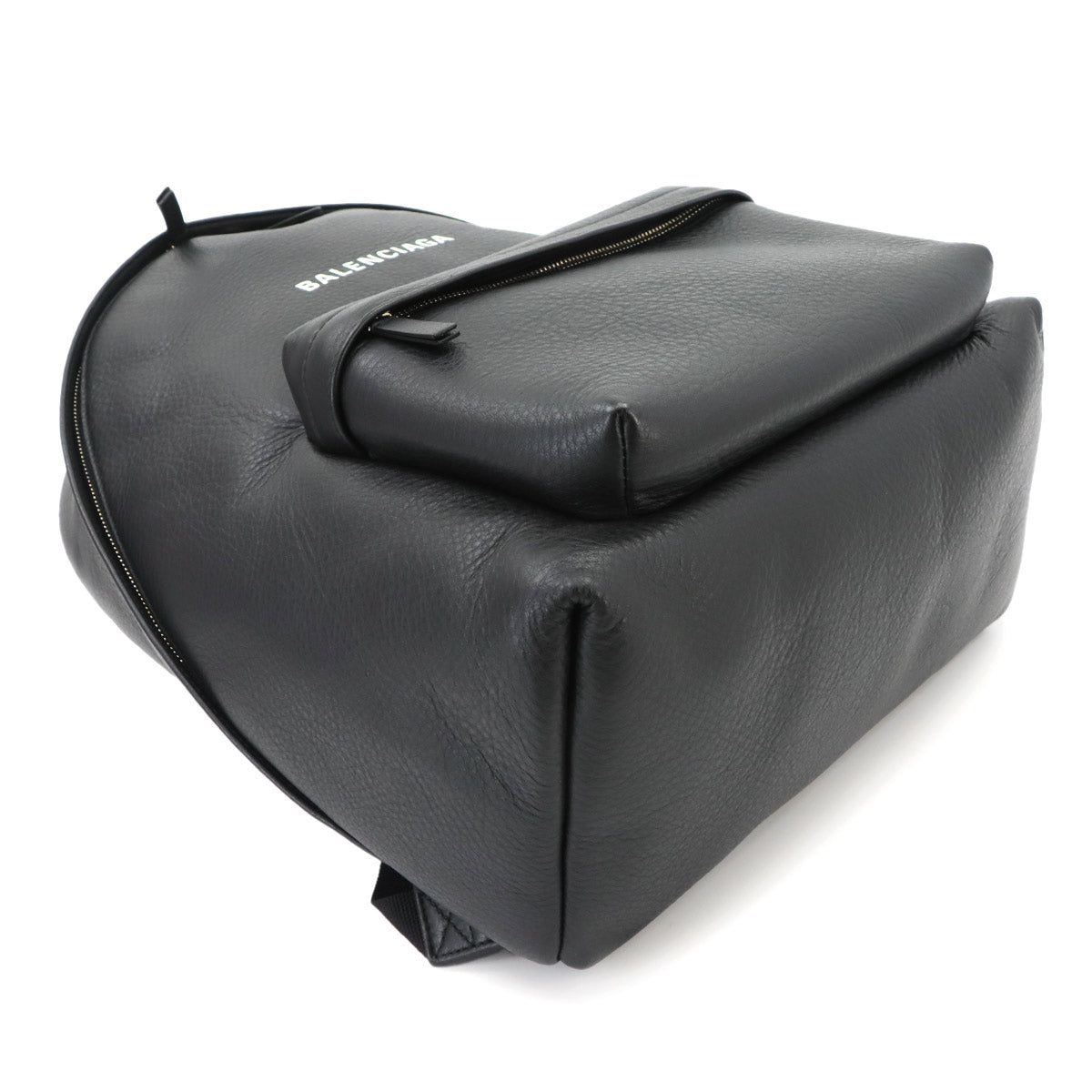 Everyday Backpack Leather Black White 552374