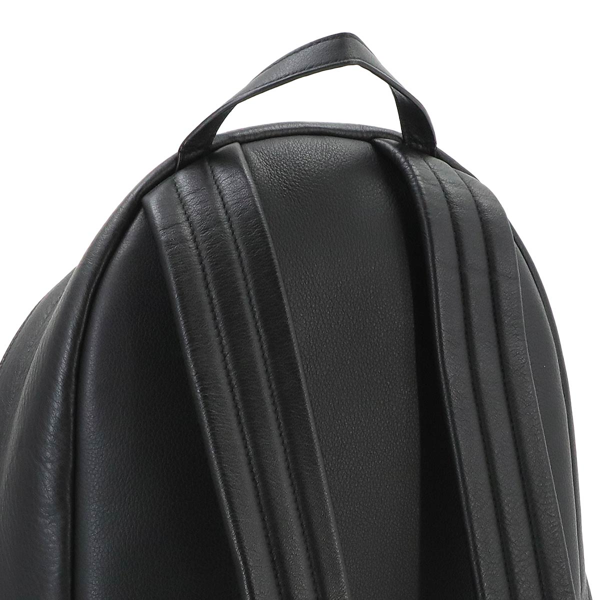 Everyday Backpack Leather Black White 552374