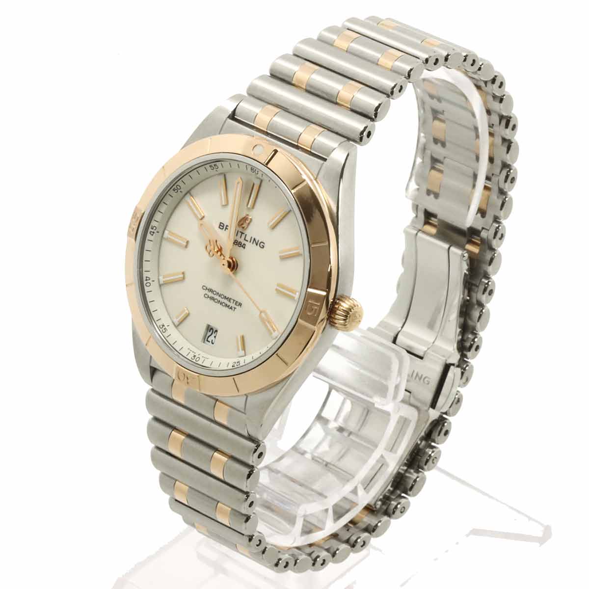 Chronomat Automatic 36 U10380 PG Silver Dial Ladies
