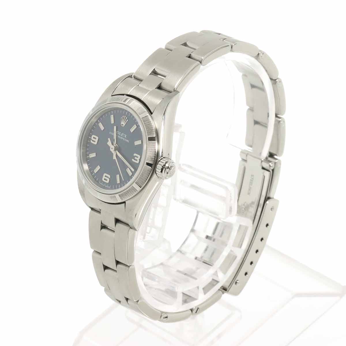 Oyster Perpetual 76030 Serial Y Automatic Blue Dial Ladies