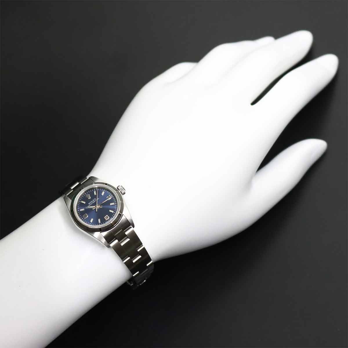 Oyster Perpetual 76030 Serial Y Automatic Blue Dial Ladies