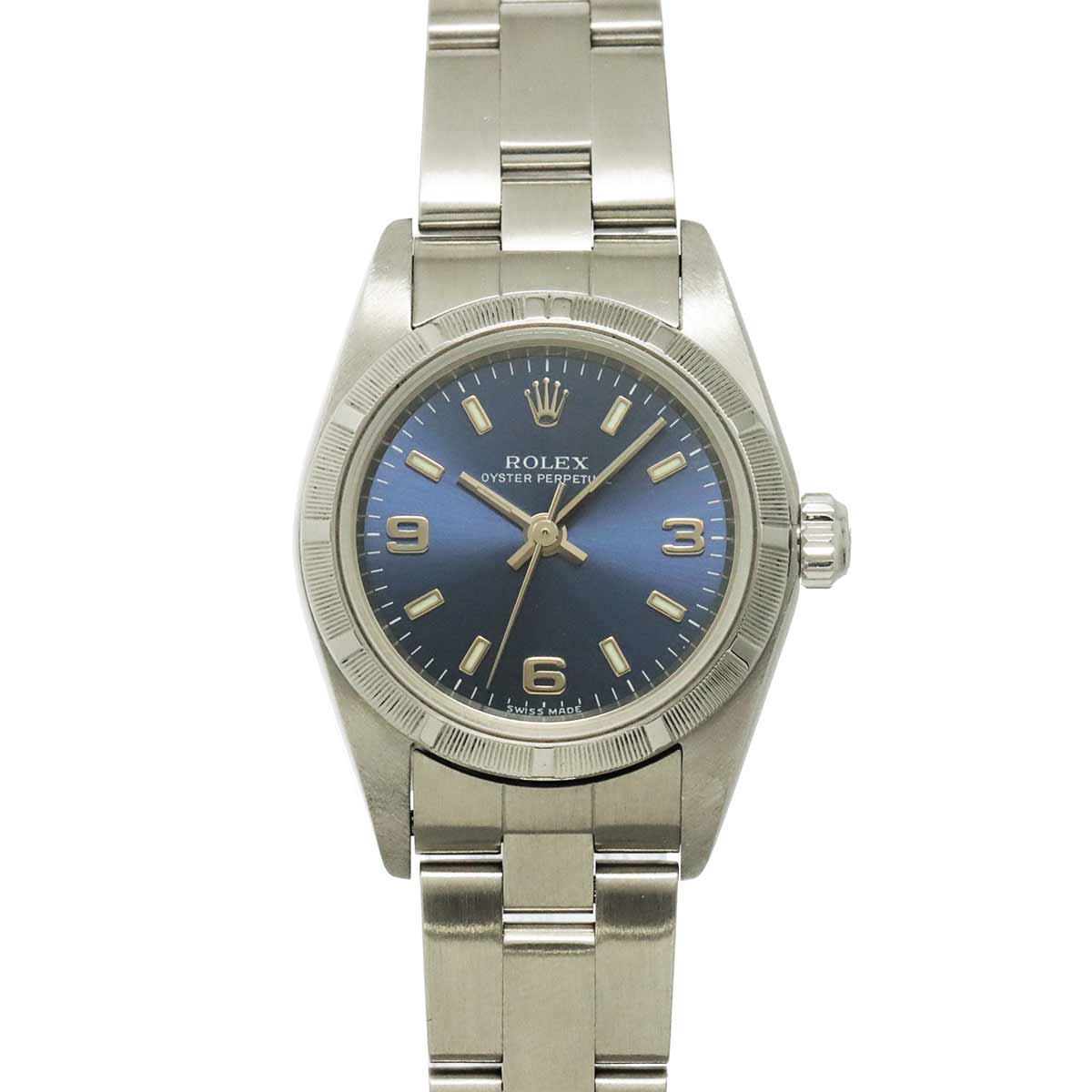 Oyster Perpetual 76030 Serial Y Automatic Blue Dial Ladies
