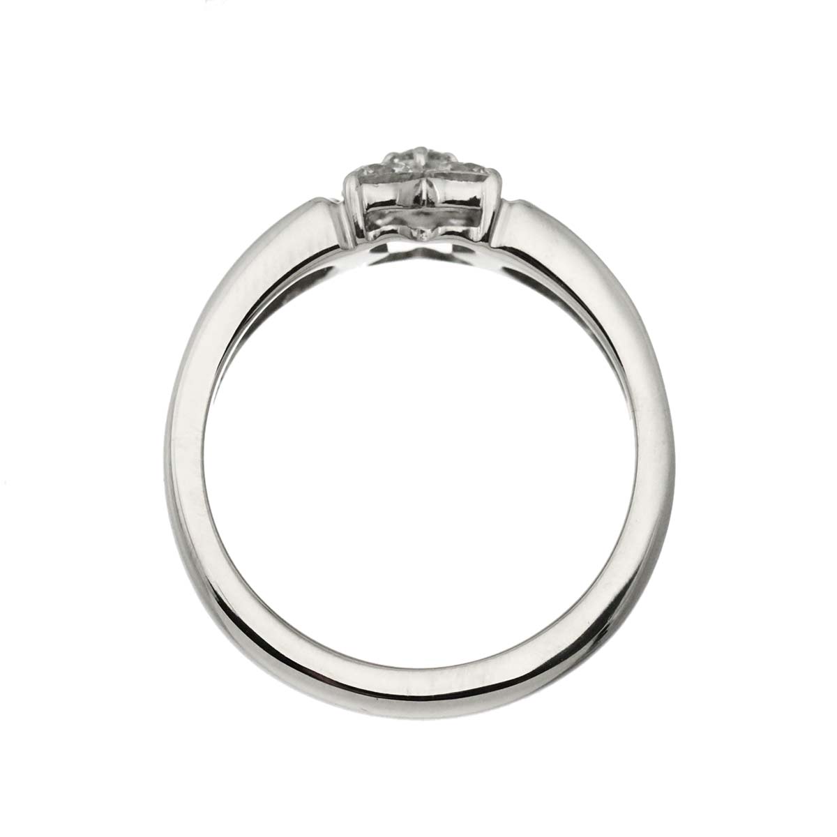 Diamond 0.53ct Ring Pt Platinum size6.25-6.5(US)