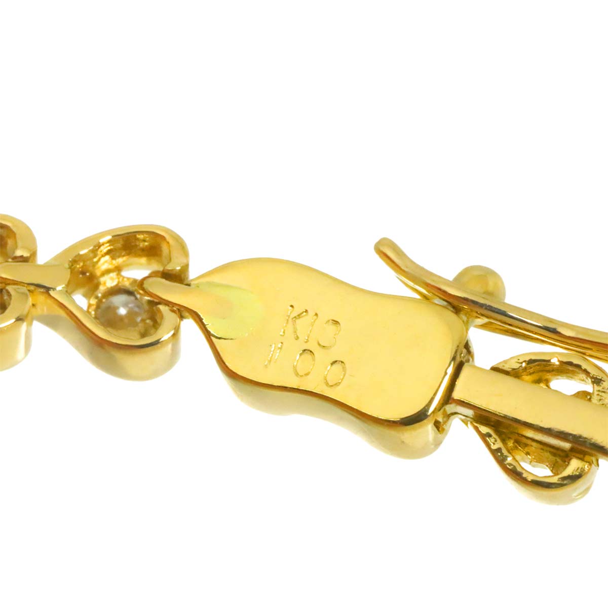 Diamond 1.00ct Bracelet K18 YG Yellow Gold 750