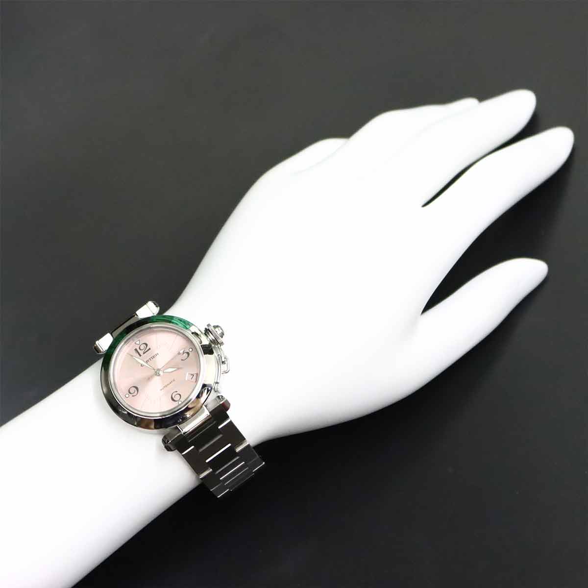 Pasha C W31075M7 Automatic Date Pink Dial Boys Watch