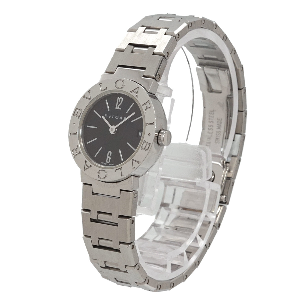 BVLGARIBVLGARI BB23SS Quartz Black Dial Ladies Watch