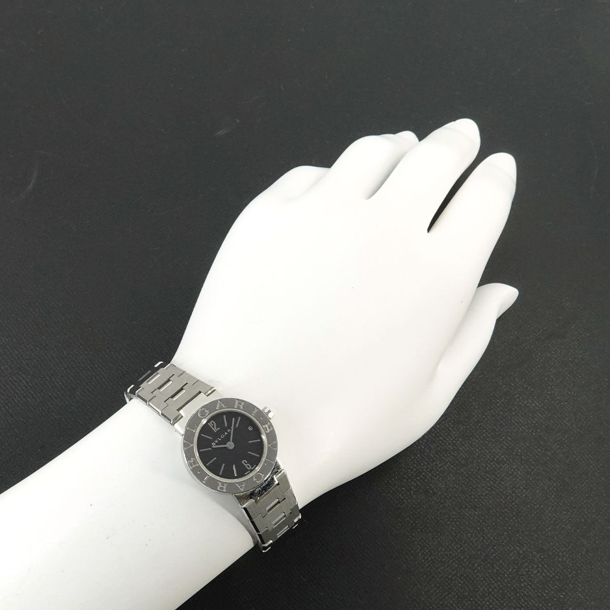 BVLGARIBVLGARI BB23SS Quartz Black Dial Ladies Watch