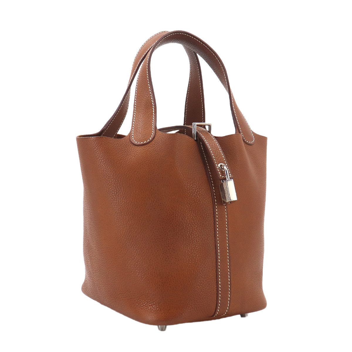 Picotin Lock PM Hand Bag Barenia Faubourg Fauve