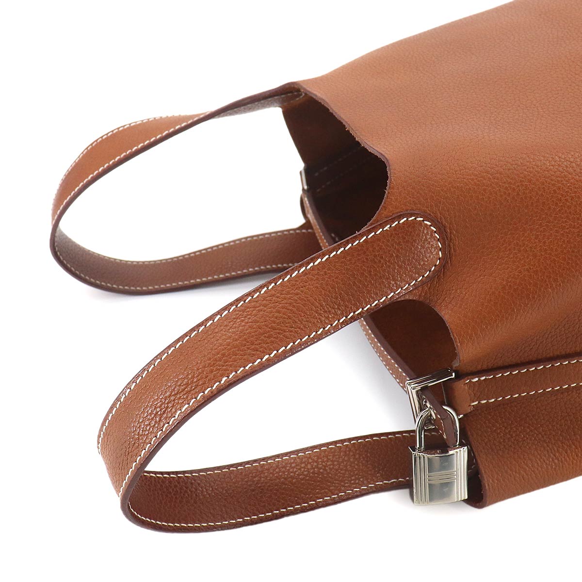 Picotin Lock PM Hand Bag Barenia Faubourg Fauve