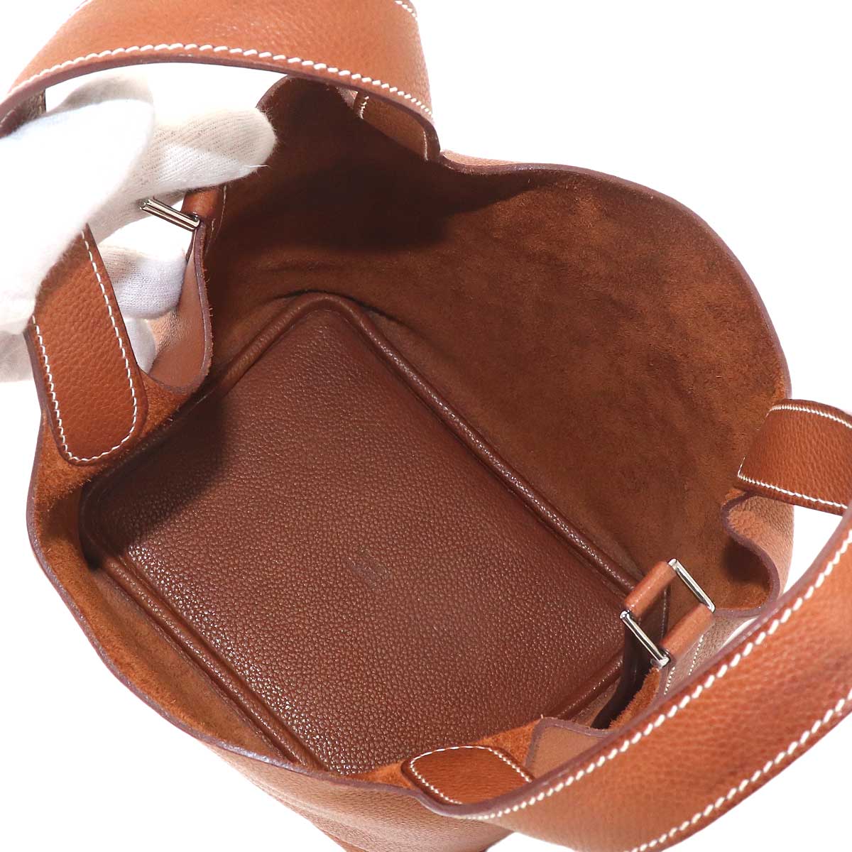 Picotin Lock PM Hand Bag Barenia Faubourg Fauve