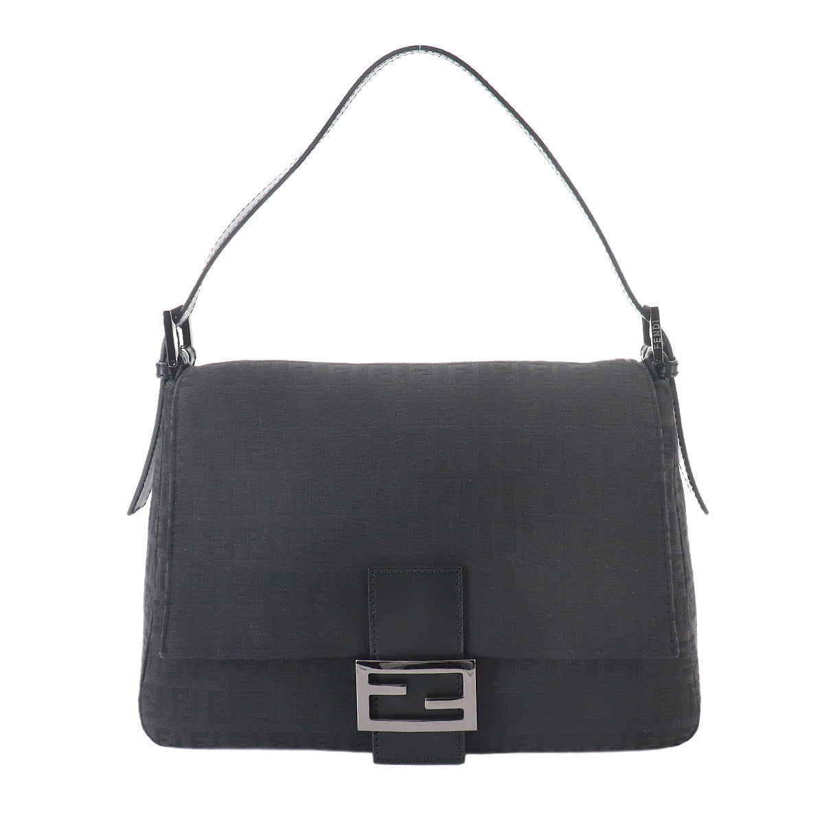 Zucchino Mamma Baguette Shoulder Bag Canvas Black 8BR001
