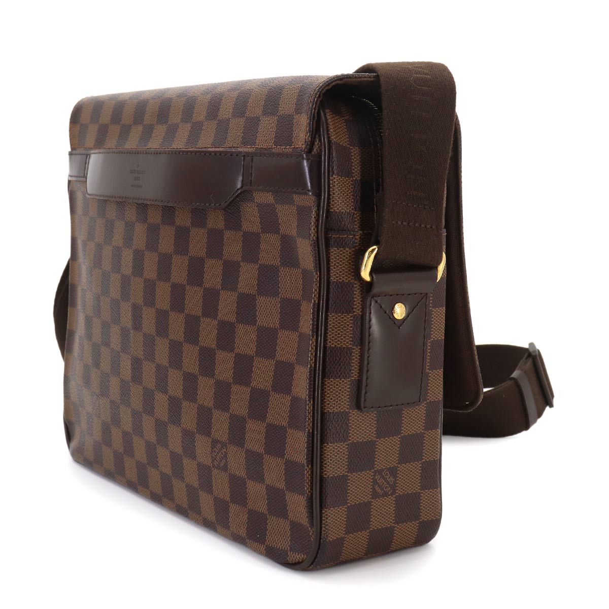 Damier Shelton MM Shoulder Bag Ebene N41149 Purse