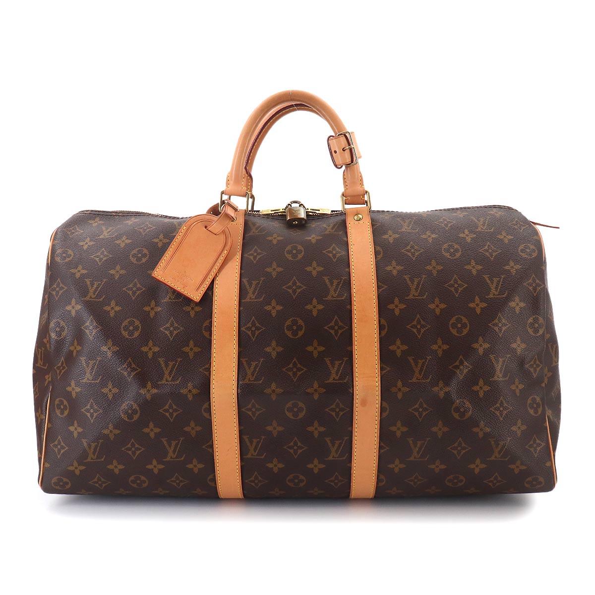 Monogram Keepall 50 Luggage Brown M41426 Bag Unisex