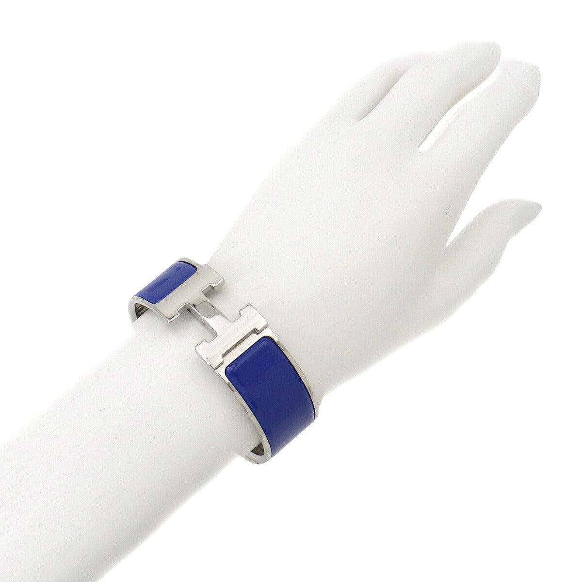 Clic Clac H PM Bangle Blue Silver Accessory