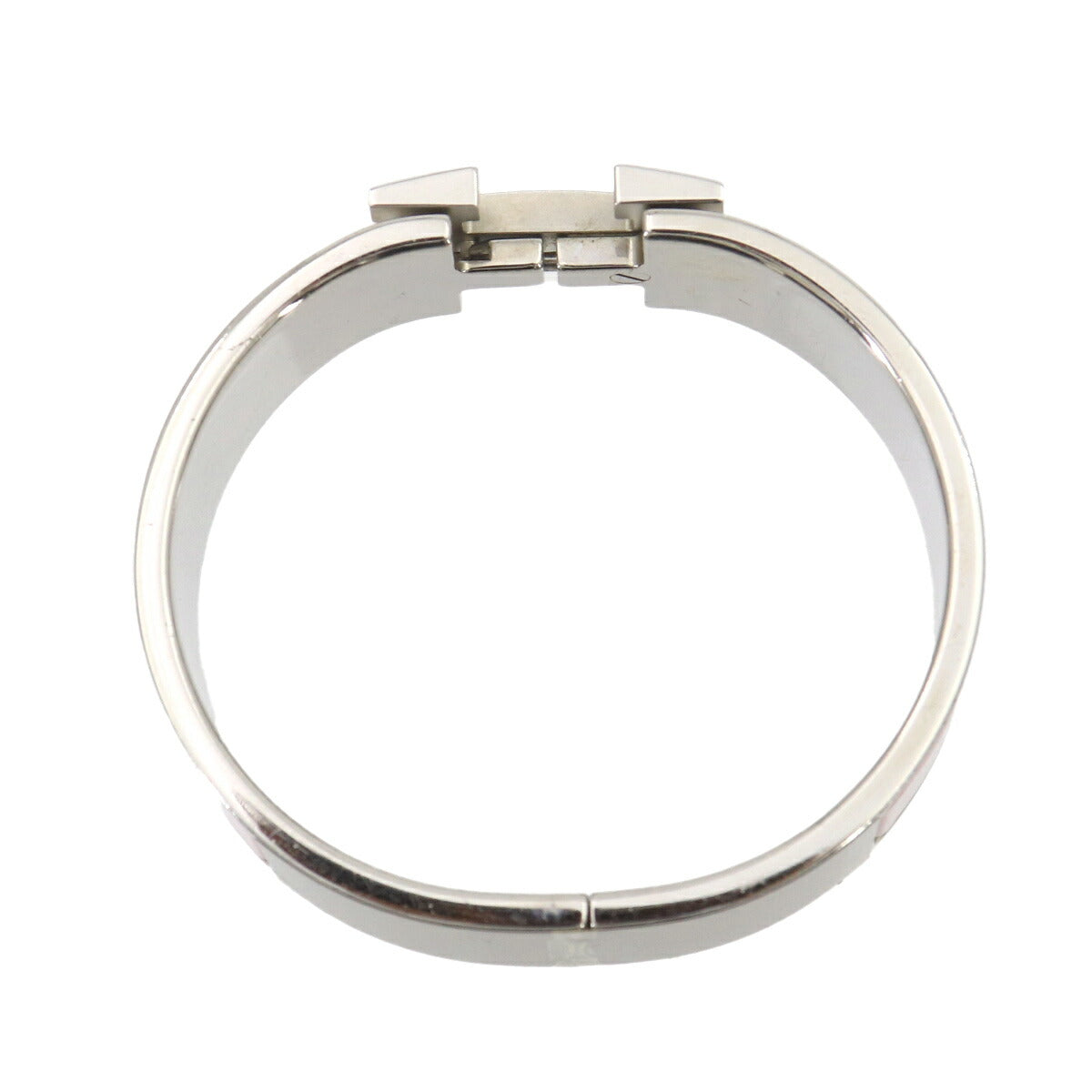 Clic Clac H PM Bangle Rose Nacarat Silver Pink Accessory
