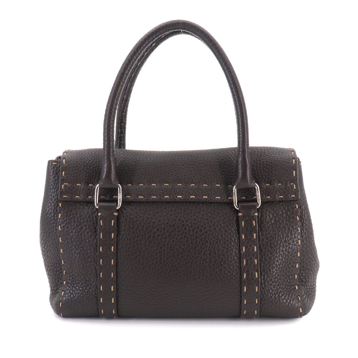 Selleria Mini Linda Hand Bag Leather Brown 8BR486