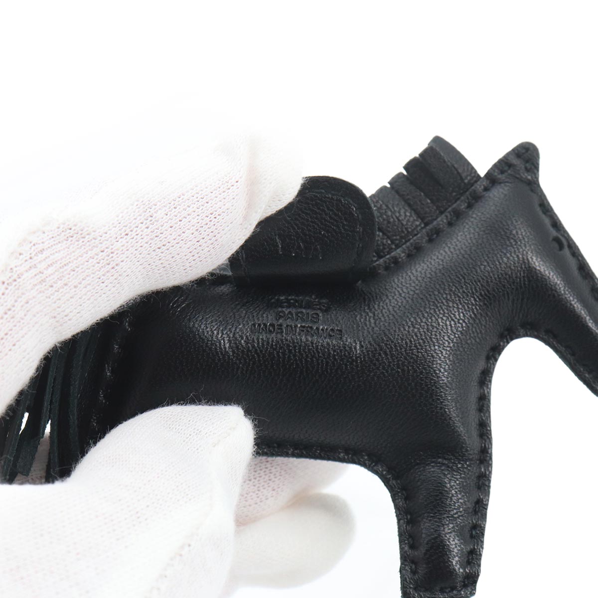 Rodeo PM Bag Charm Agneau Milo So Black