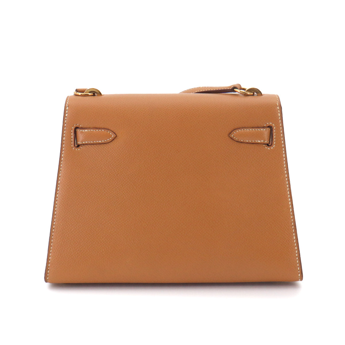 Mini Kelly 20 Shoulder Bag Couchevel Epsom Natural Brown