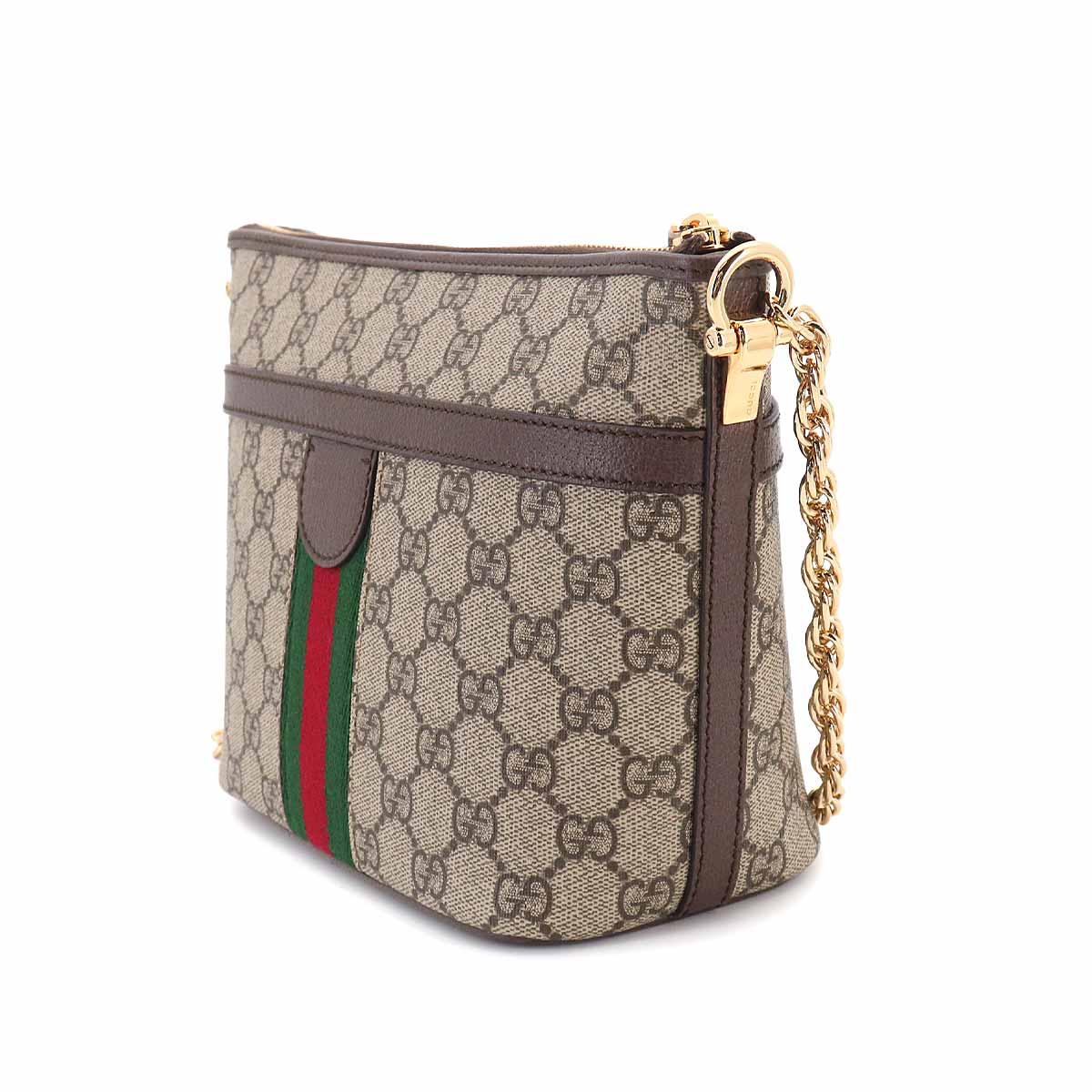 Ophidia Shoulder Bag GG Supreme Canvas Leather 781397