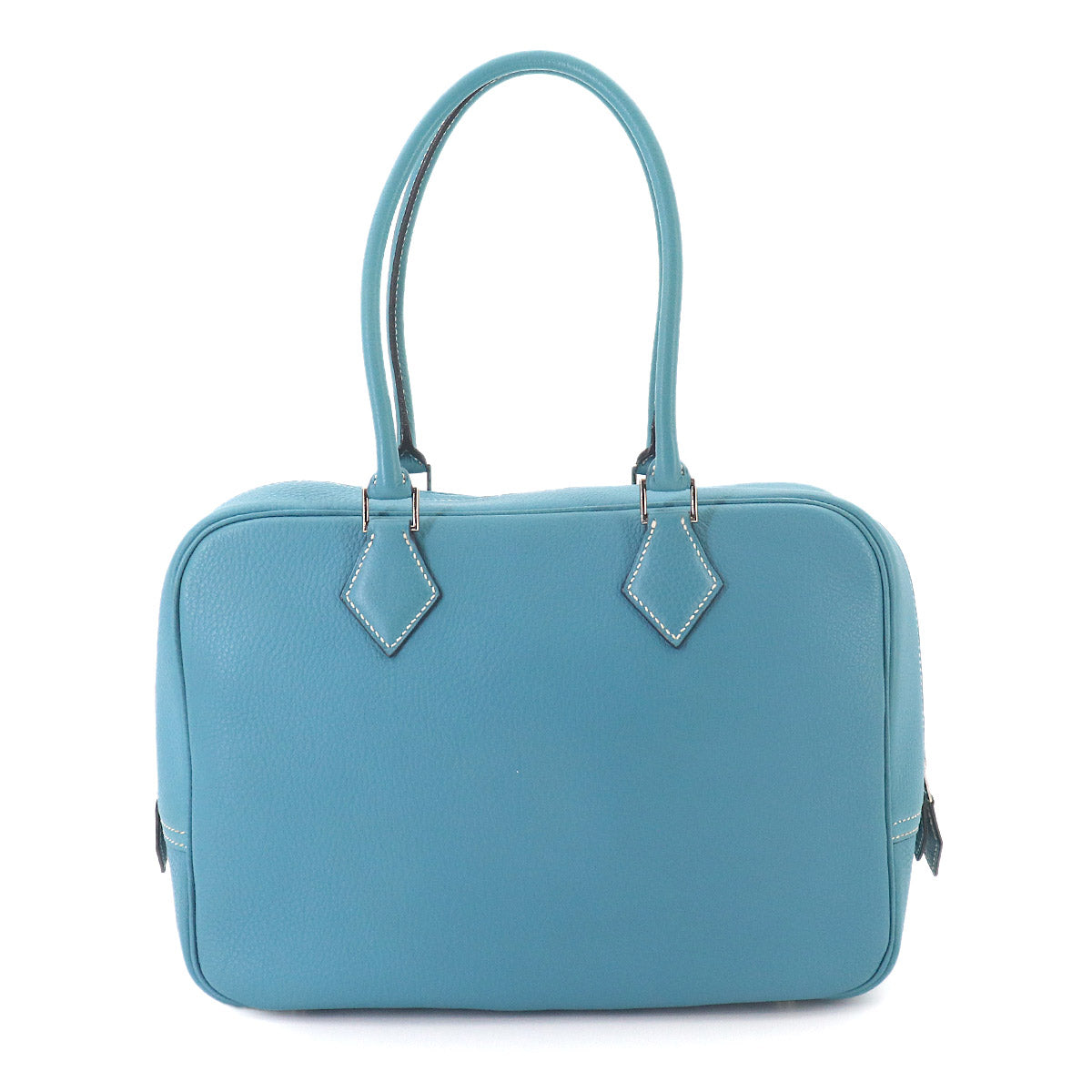 Plume 28 Hand Bag Togo Blue jean Purse