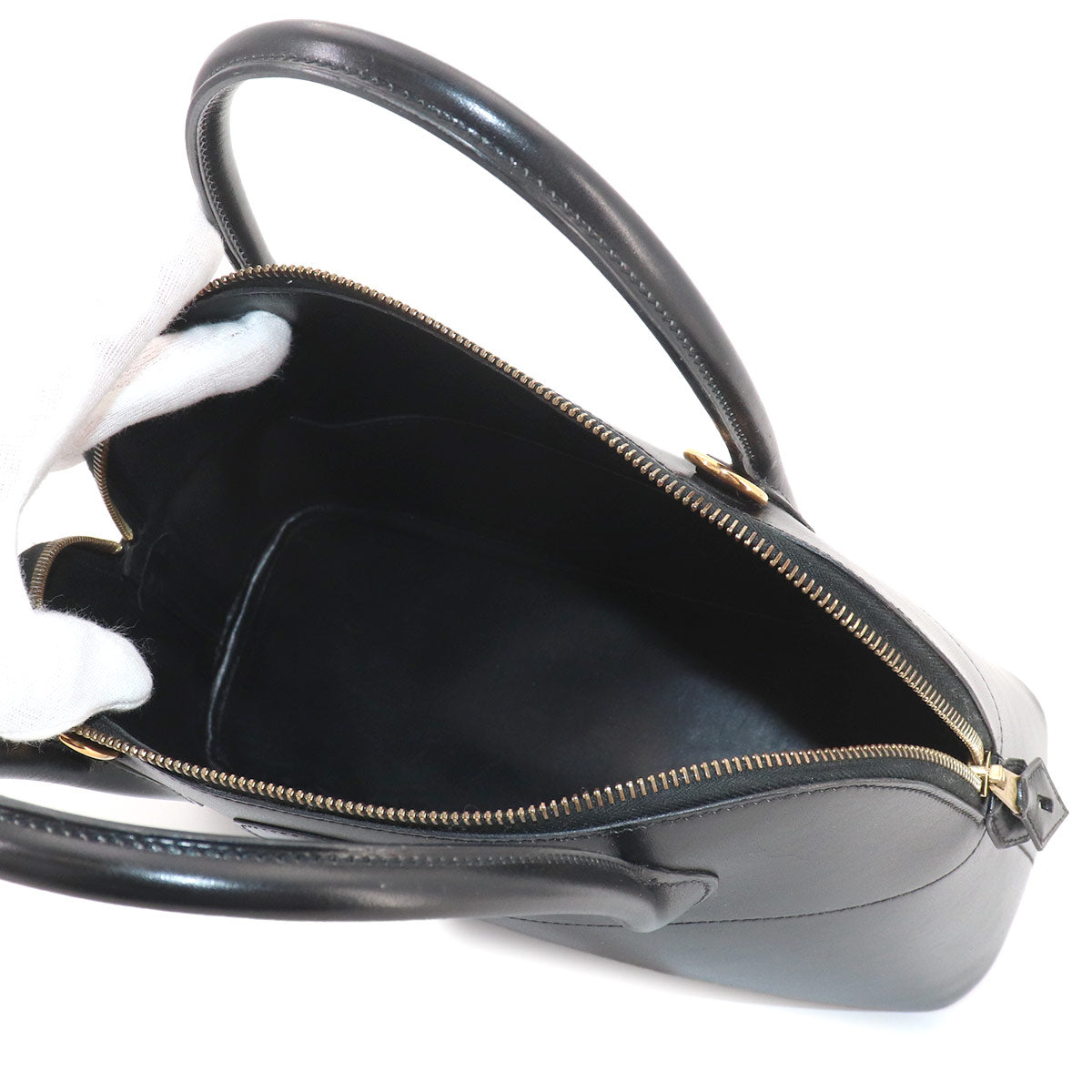 Bolide 31 2way Hand Shoulder Bag Box Calf Black Purse