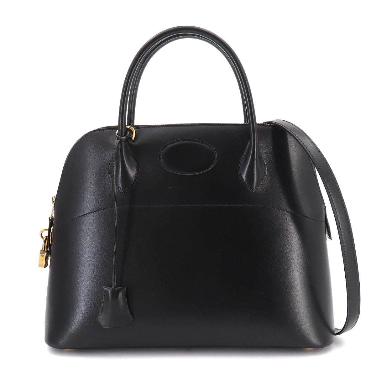 Bolide 31 2way Hand Shoulder Bag Box Calf Black Purse