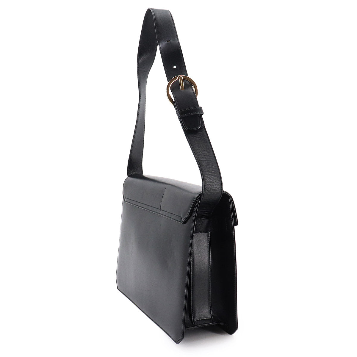 Vara Shoulder Bag Leather Black Vintage