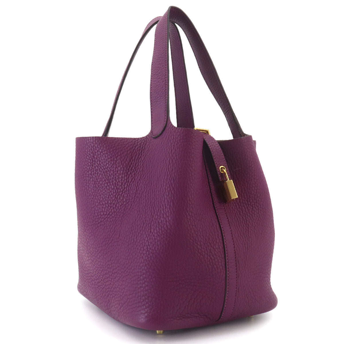 Picotin Lock 22 MM Hand Bag Taurillon Clemence Anemone