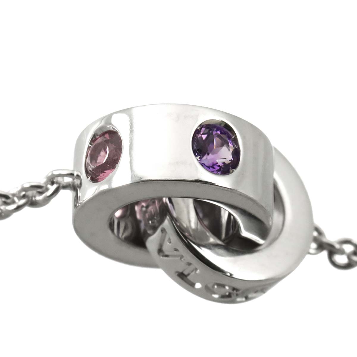 Roman Sorbet Amethyst Tourmaline Bracelet 18K WG 750 sizeML