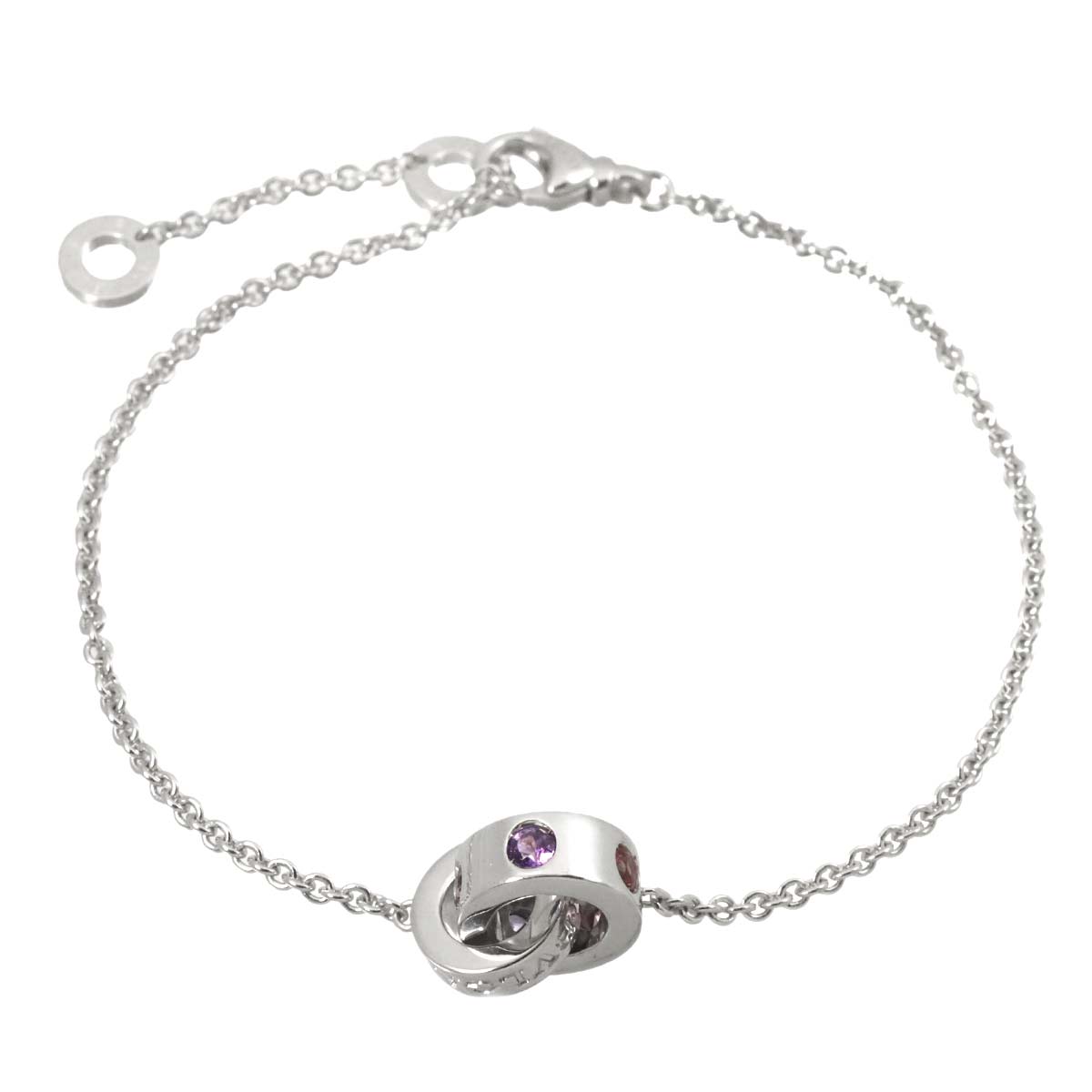 Roman Sorbet Amethyst Tourmaline Bracelet 18K WG 750 sizeML