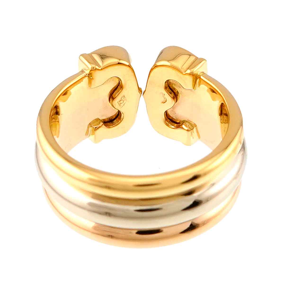 Cartier C2 Ring 18K YG WG PG 750 Size50 Size5.25-5.5(US)