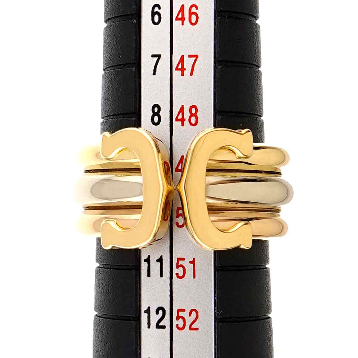 Cartier C2 Ring 18K YG WG PG 750 Size50 Size5.25-5.5(US)