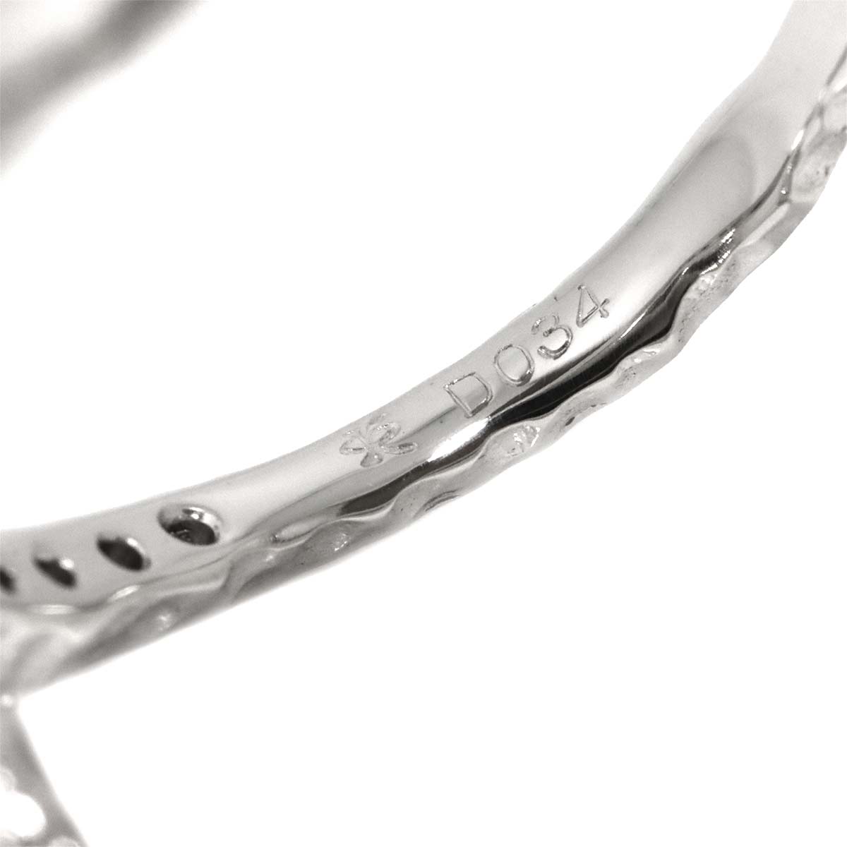 Diamond 0.34ct Ring 18K WG 750 Size9.75-10(US)