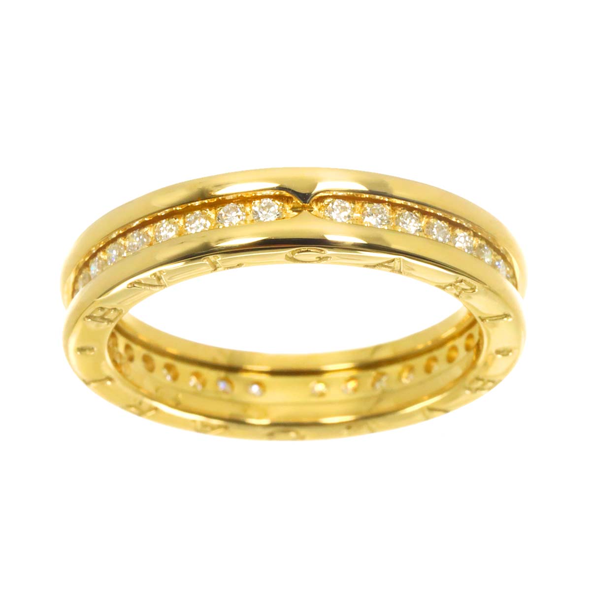 B-ZERO1 1band Diamond Ring 18K YG 750 Size59 8.25(US)
