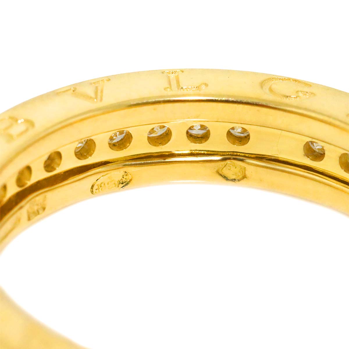 B-ZERO1 1band Diamond Ring 18K YG 750 Size59 8.25(US)