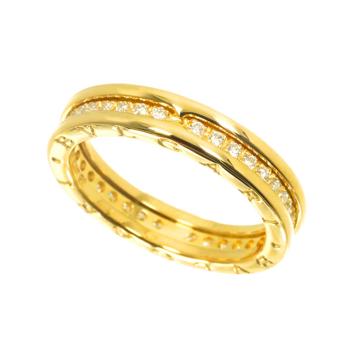 B-ZERO1 1band Diamond Ring 18K YG 750 Size59 8.25(US)